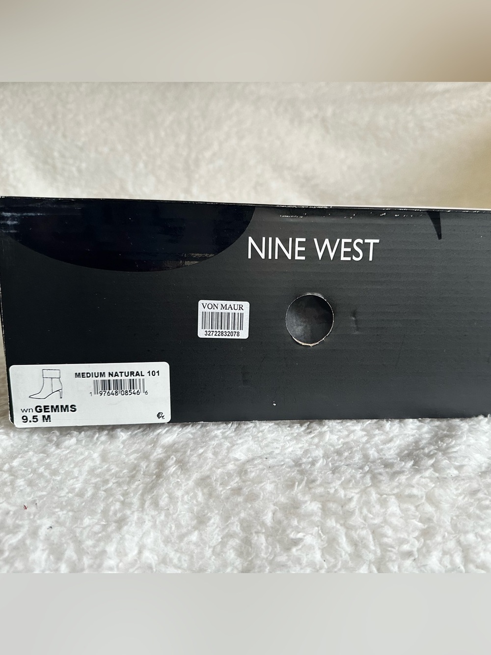 Nine West Cognac Suede Pointed-Toe Ankle Boots - Picture 3 of 5